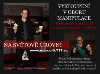 Marcolli kouzelník-moderátor