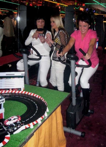 Šlapací autodráha