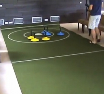 mobilní kobercový Curling