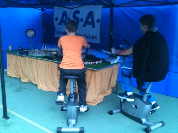 Šlapací autodráha